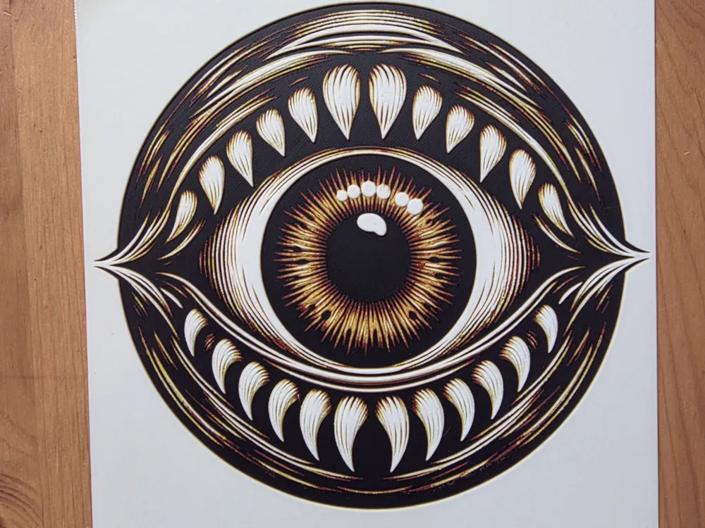 Eye Hueforge by Morganja HueForge model: Eye Hueforge by Morganja