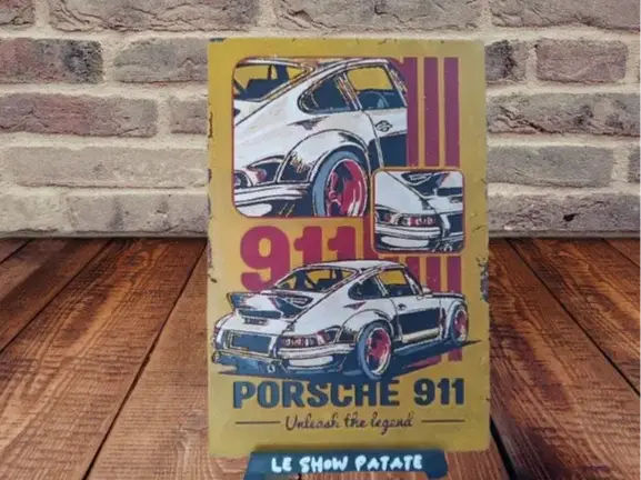HueForge model: Plaque vintage Porsche 911 Hueforge by leshowpatate