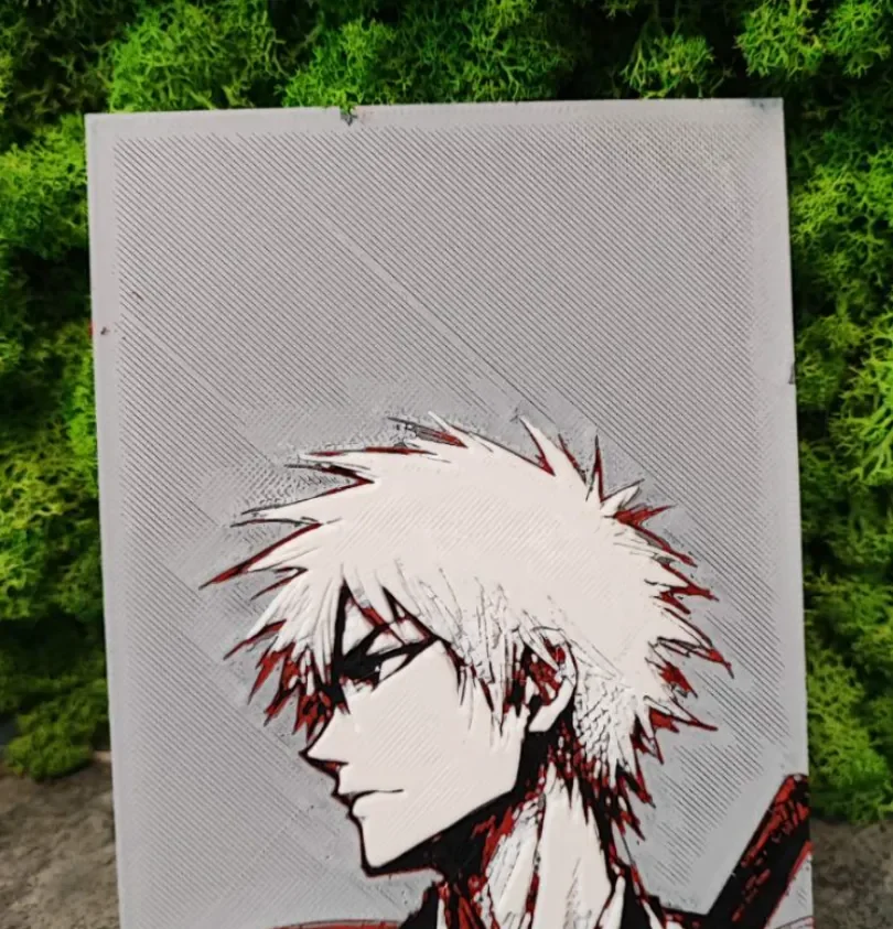 Ichigo Bleach by Garuda3D HueForge model: Ichigo Bleach by Garuda3D