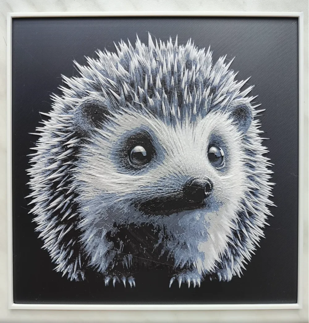 Hedgehog - Hueforge by BeaN HueForge model: Hedgehog - Hueforge by BeaN