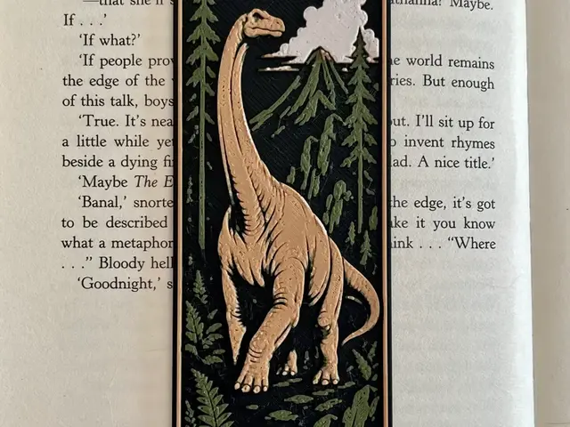 HueForge model: Brachiosaurus Bookmark by HexarHaus
