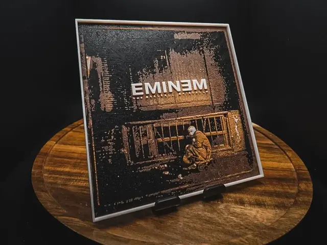 HueForge model: Eminem – The Marshall Mathers LP (Album Art) by HugheCraft