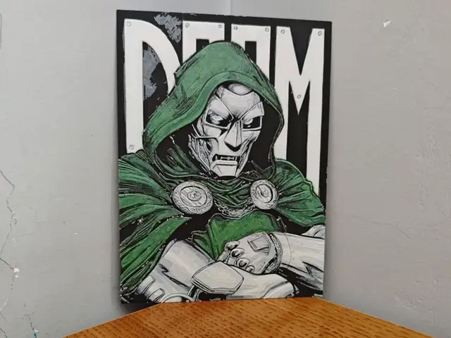 HueForge model: Hueforge Doctor Doom by Litolunar