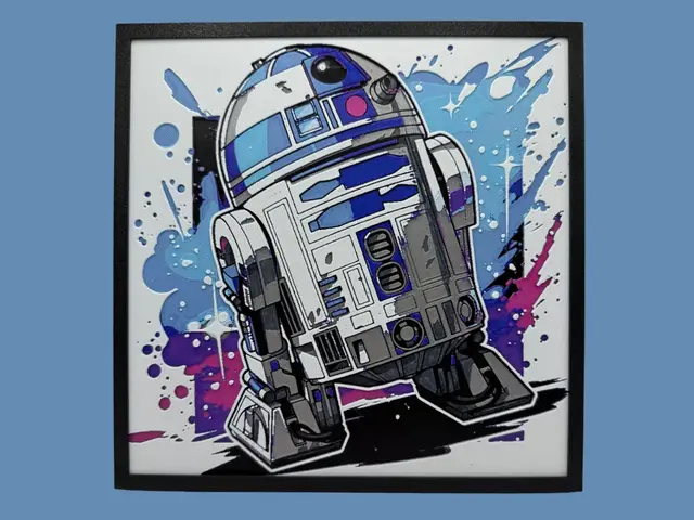 HueForge model: R2D2 - Chibi Edition by Canadian Gamer