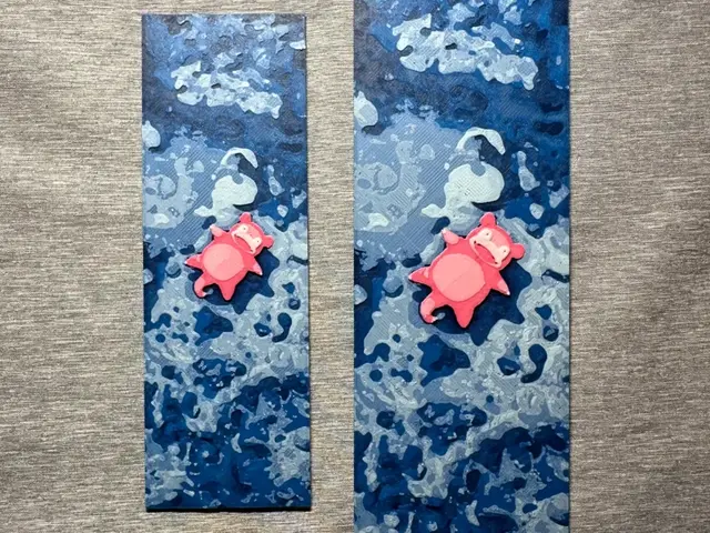 HueForge model: Slowpoke Hueforge Bookmark - 2 sizes by Hey Ben