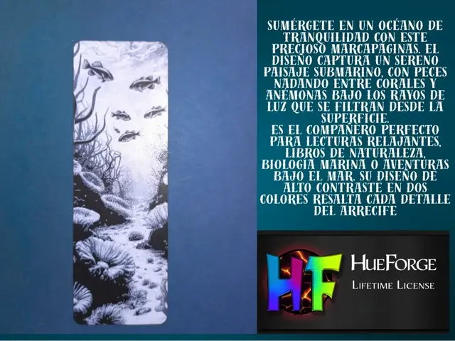 HueForge model: Bookmark Deep Ocean by FYTY112