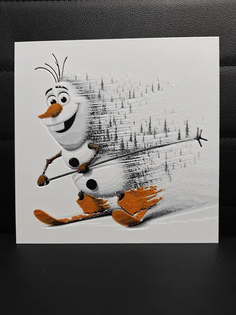 HueForge model: Olaf by TheHueforgeLady