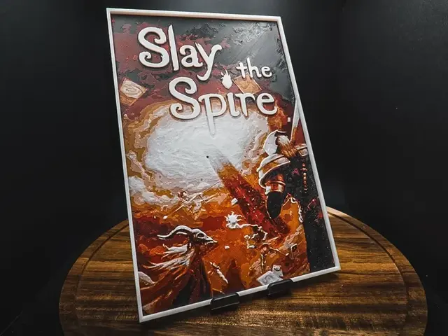 HueForge model: Slay the Spire (Game Poster - HueForge) by HugheCraft