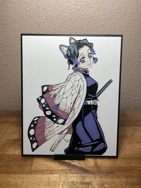 HueForge model: Shinobu - Insect Hashira by Cloudy Nostalgia