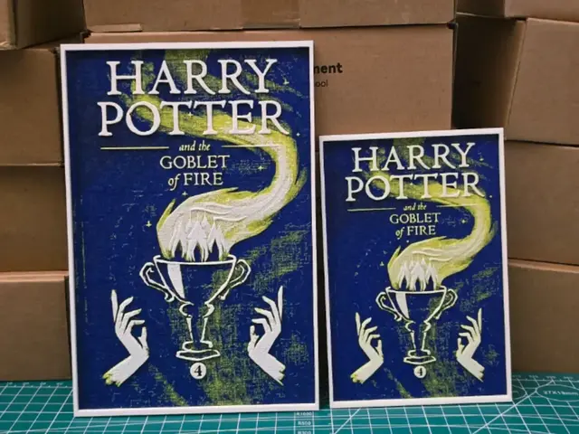 HueForge model: Harry Potter and the Goblet of Fire Poster by Lumpy3D