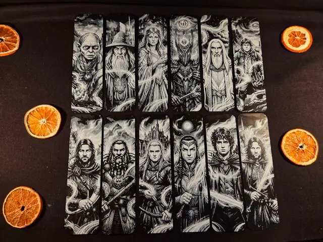 Lord of the rings bookmark set