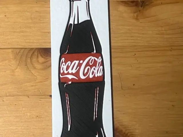 HueForge model: Coca-Cola bookmark by Morganja