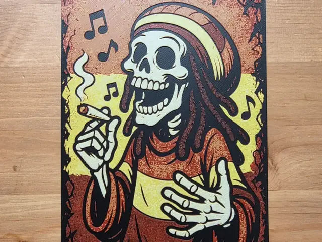 HueForge model: Rasta Skellington Hueforge by Morganja