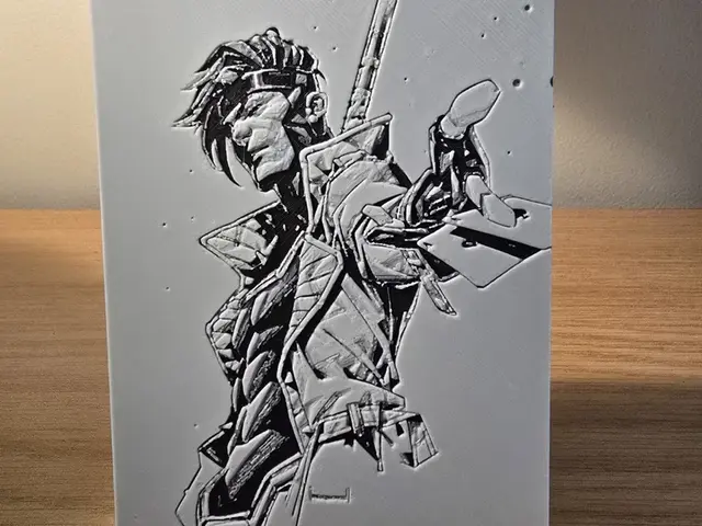 HueForge model: Hueforge - X-Men - Gambit 1 by FxD | Function-X-Design
