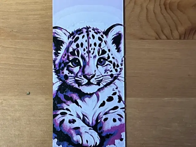HueForge model: baby leopard bookmark by Morganja