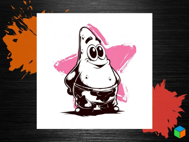 HueForge model: Patrick Star by 3D Prints By Vic