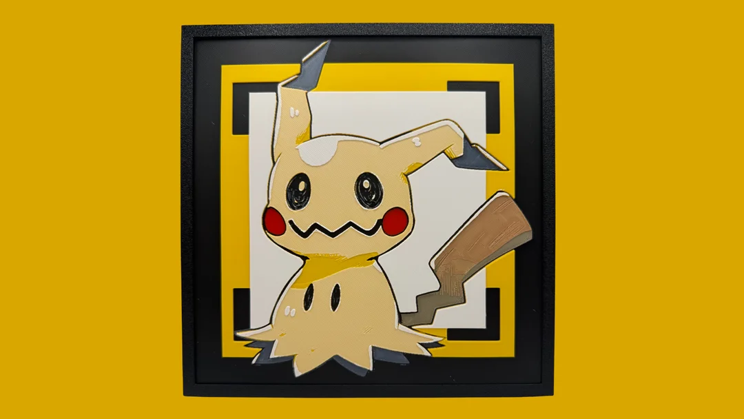 Mimikyu - Pokemon Hueforge by Canadian Gamer HueForge model: Mimikyu - Pokemon Hueforge by Canadian Gamer