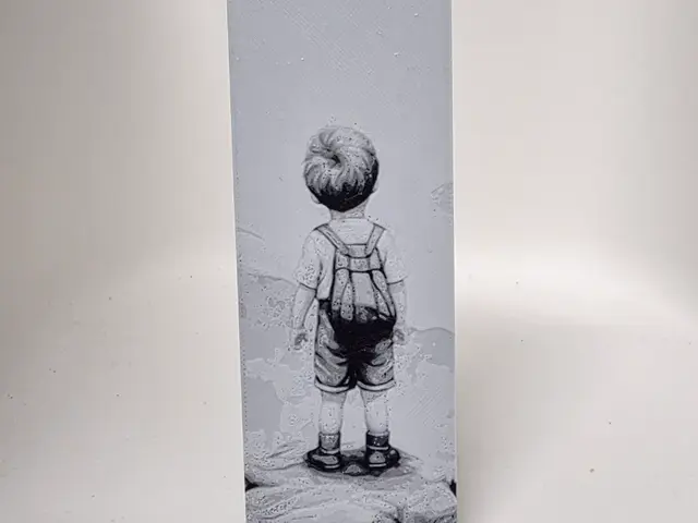 HueForge model: Little Kid Bookmark by Morganja