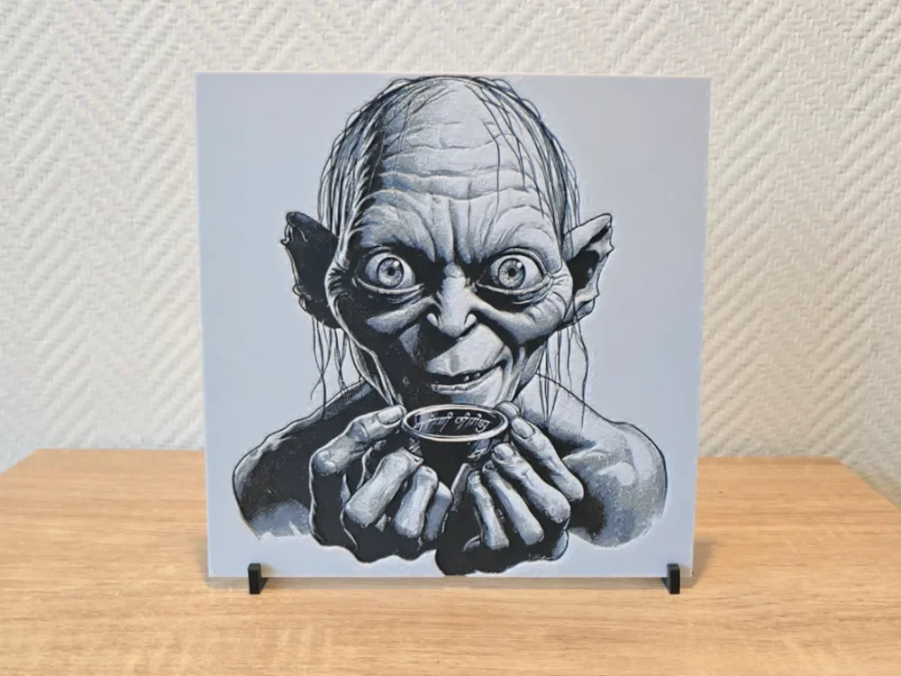 Golum Lord of the Rings Hueforge by Kactus Fpv HueForge model: Golum Lord of the Rings Hueforge by Kactus Fpv