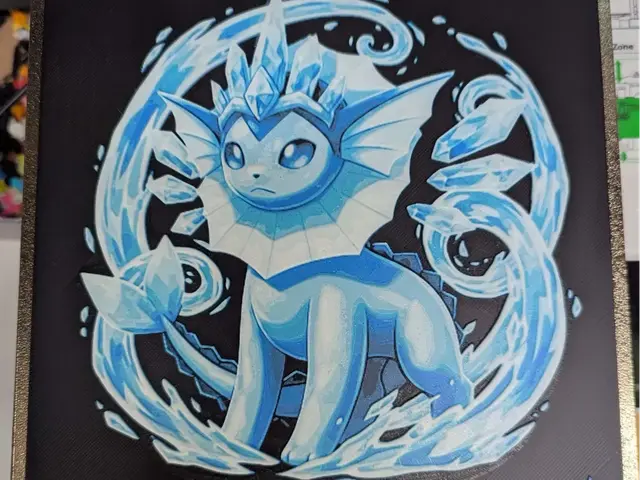 HueForge model: Hueforge Aquali Vaporeon by ZombiePaint3D