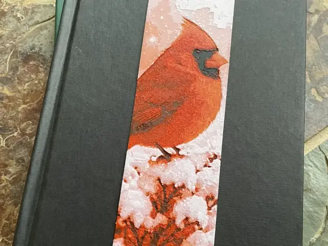 HueForge model: Cardinal Bookmark 2 by 3D_Forged