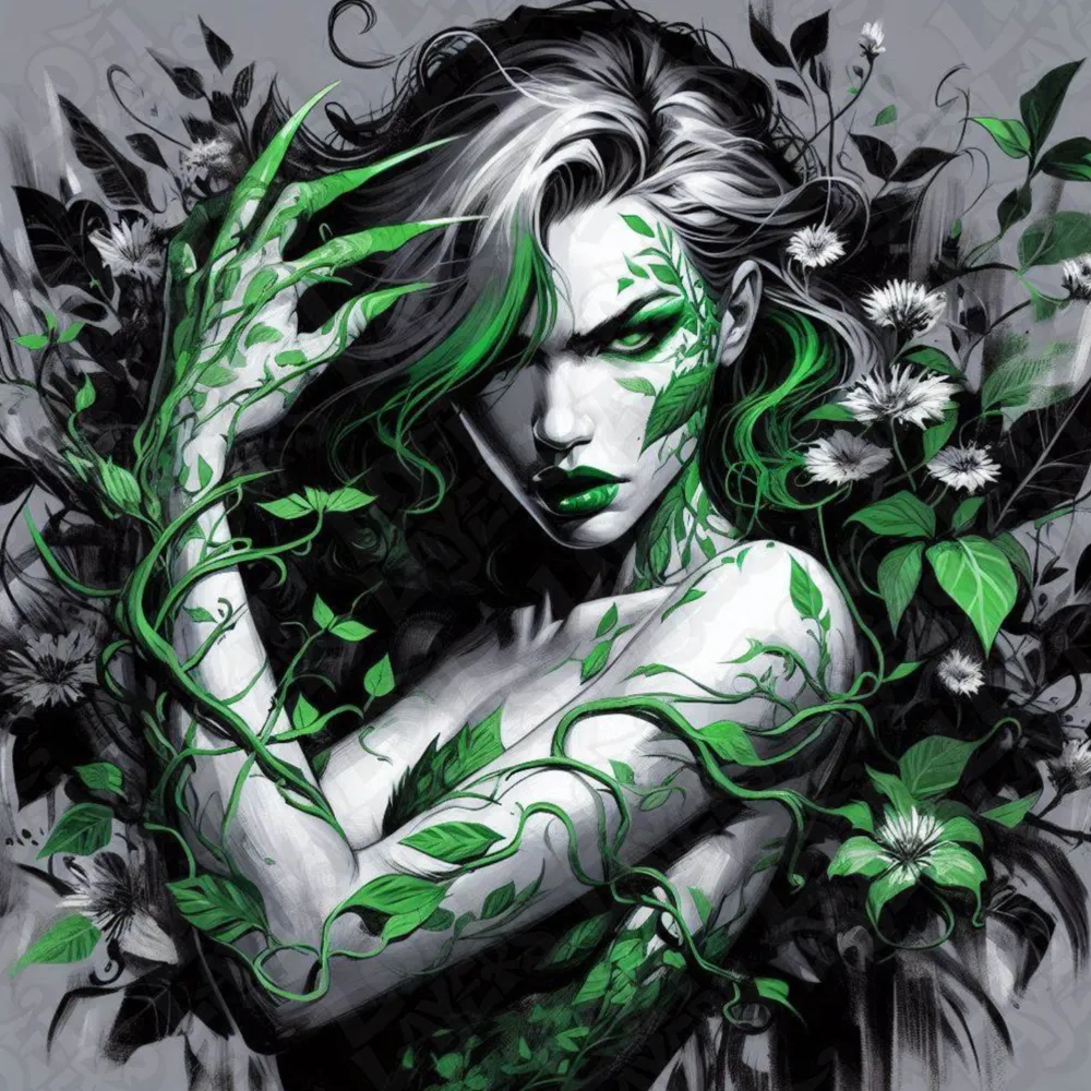 Poison Ivy Hueforge by LoFi Layers HueForge model: Poison Ivy Hueforge by LoFi Layers