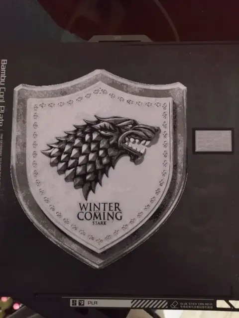 HueForge model: GOT House Stark  (Hueforge) by Asgar3D