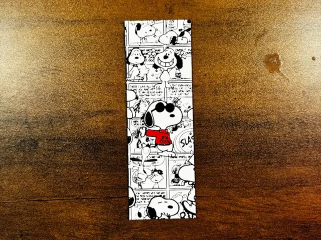 HueForge model: Snoopy “Joe Cool” Comic Strip Bookmark by 3D Prints By Vic