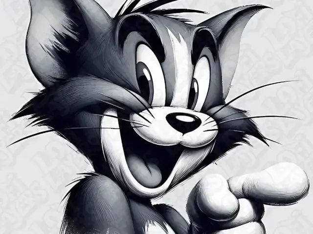 HueForge model: Tom from Tom & Jerry Hueforge by LoFi Layers