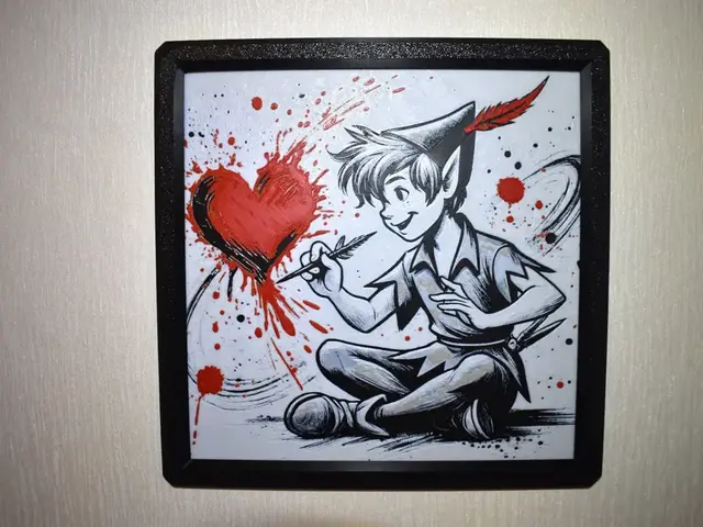 HueForge model: Peter Pan 3D Printed 'Hueforge' Wall Art by Chris B
