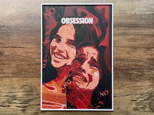 HueForge model: Obsession (2026) Hueforge Movie Poster by NiiON