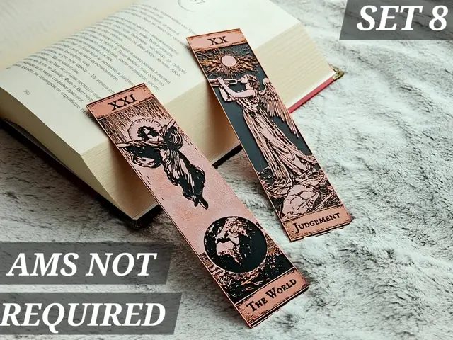 HueForge model: Tarot Bookmarks - (Set 8 Major Arcana) by C3D