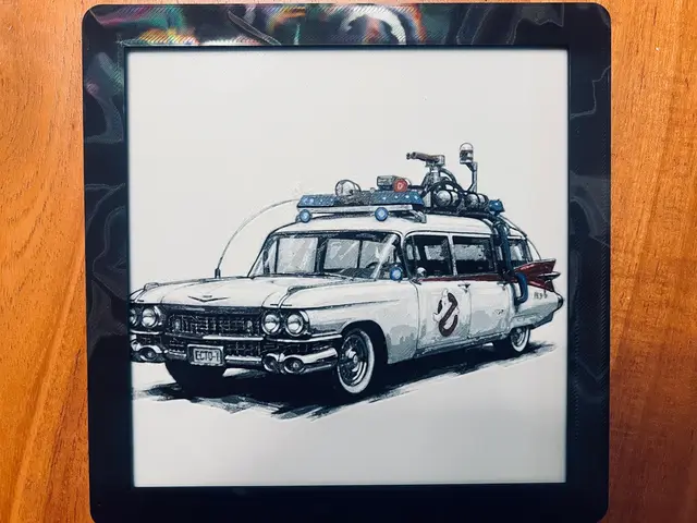 HueForge model: Ghostbusters Ecto-1 by JustBe 3D Printing