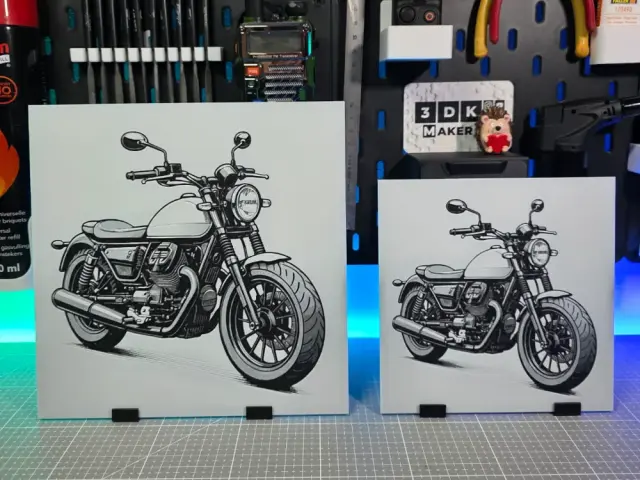 Moto Guzzi – Hueforge – 3 Colors