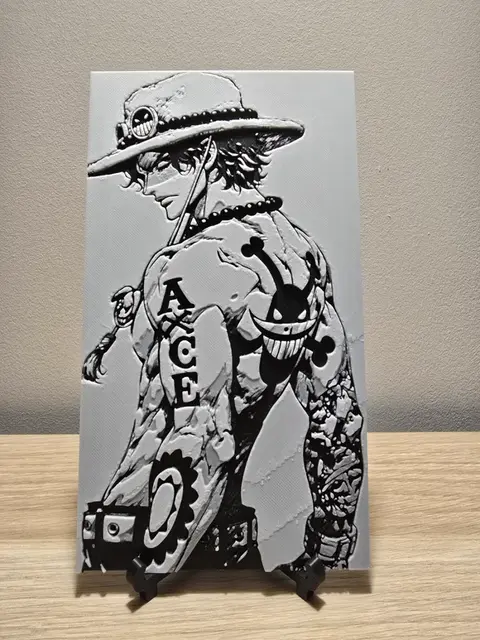 HueForge model: Ace One piece Hueforge by Kactus Fpv