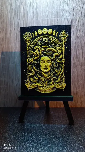 HueForge model: zodiac signs (virgo) hueforge by KO Additive Labo