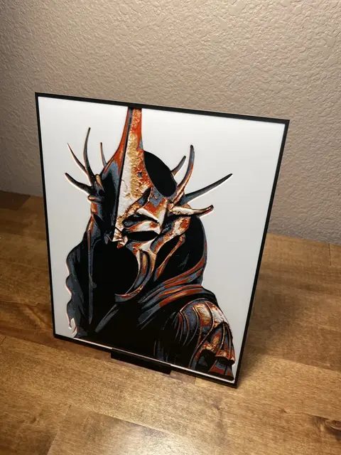 HueForge model: LOTR - Witch-king of Angmar by Cloudy Nostalgia