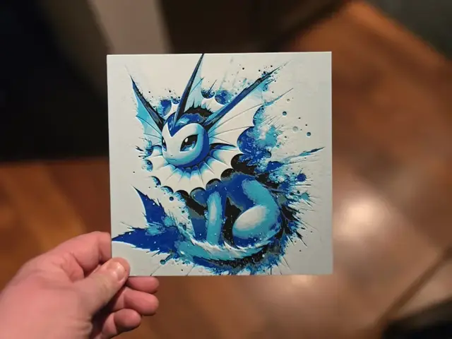 HueForge model: *UPDATED* Graffiti Vaporeon Hueforge by 3Ree Printing