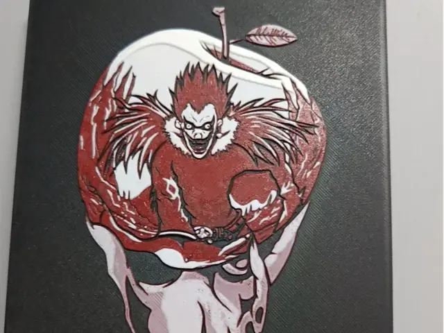 HueForge model: Death Note by Garuda3D