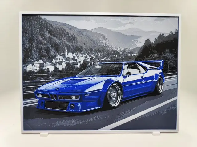 HueForge model: BMW M1 Procar - Hueforge by BeaN
