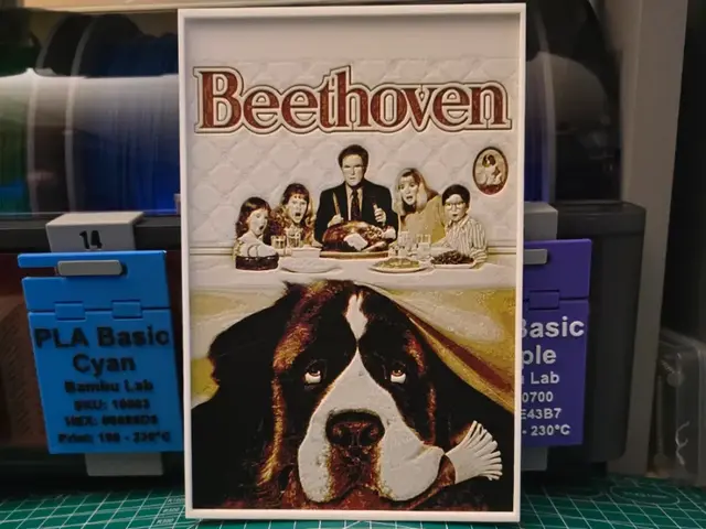 HueForge model: Beethoven Movie Poster - Hueforge Art by Lumpy3D