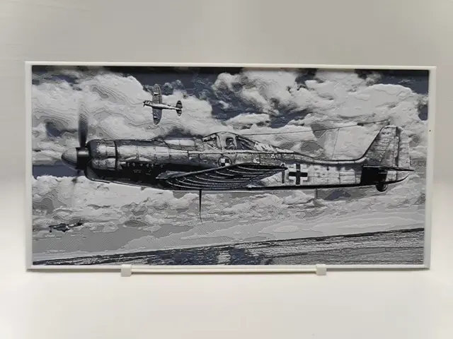 HueForge model: Focke-Wulf Fw 190 D-9 – Hueforge by BeaN