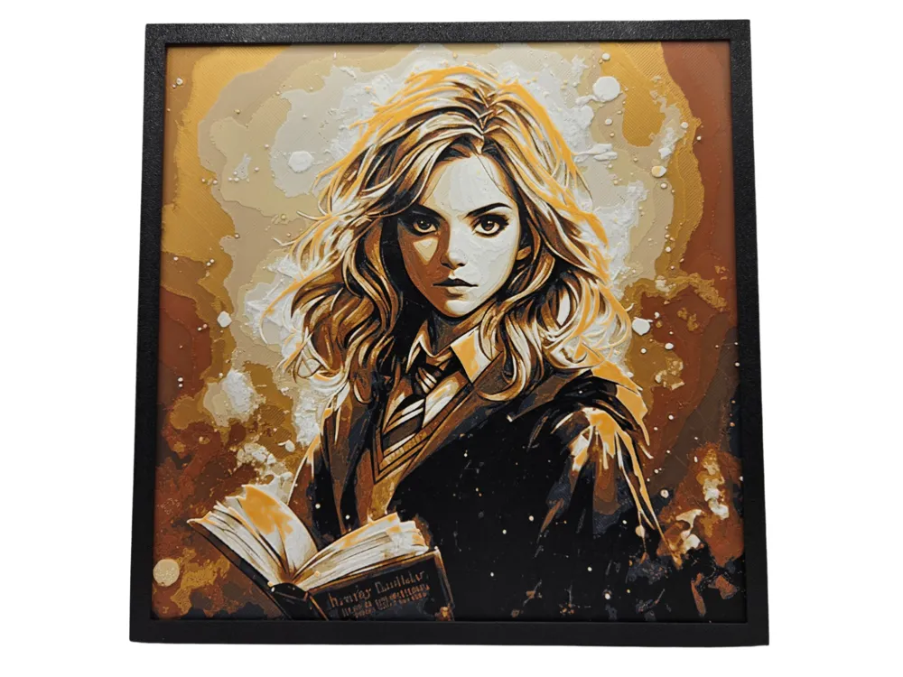 Hermione Granger by BusyKikiBee HueForge model: Hermione Granger by BusyKikiBee