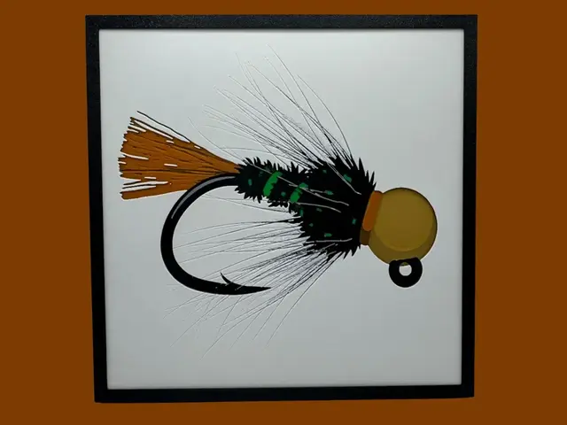 HueForge model: Blowtorch - Fly Fishing Lure by Canadian Gamer