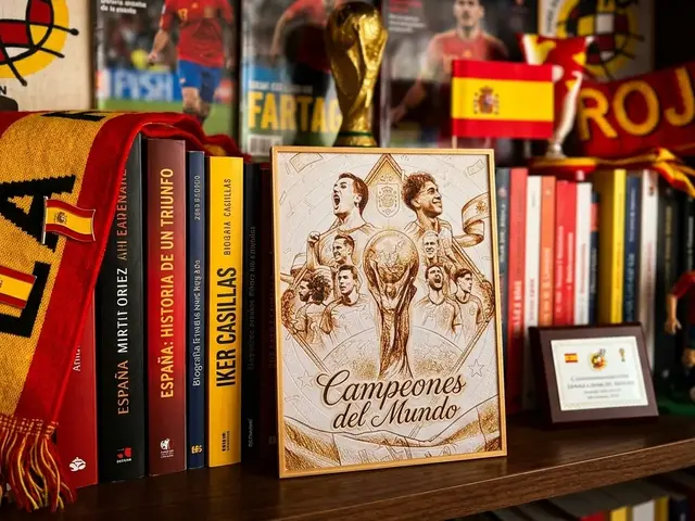 HueForge model: Spain World Champions 2026 - HueForge by keko
