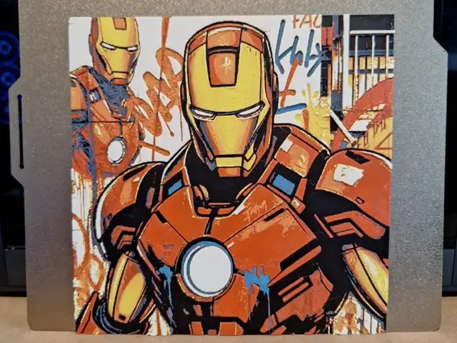 HueForge model: Ironman Graffiti - Hueforge by 3dGlow