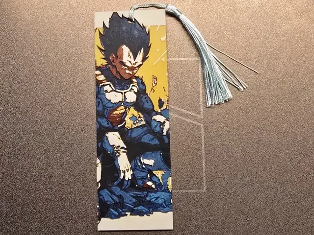 HueForge model: Vegeta bookmark by 3D-Mentiel