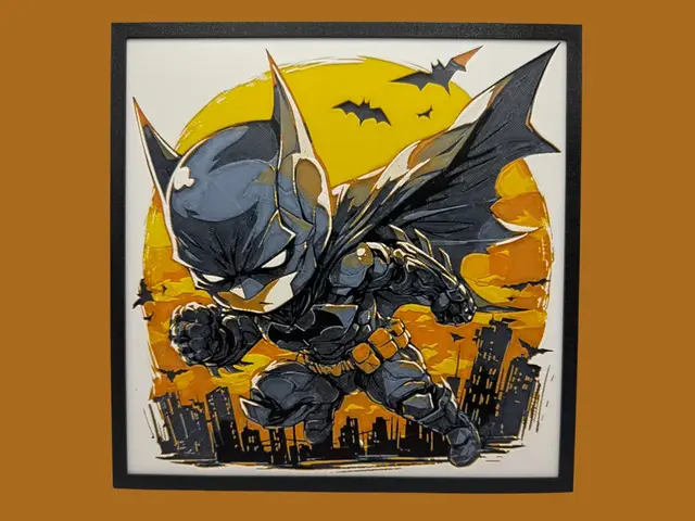 HueForge model: Batman - Chibi Edition by Canadian Gamer