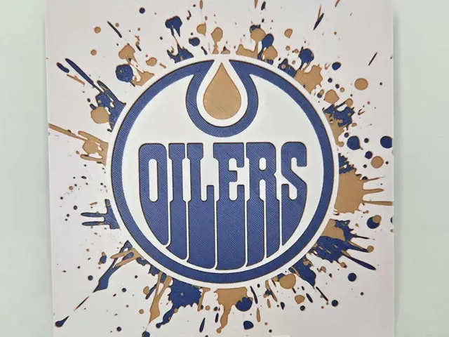 HueForge model: Graffiti Edmonton Oilers Hueforge by 3Ree Printing