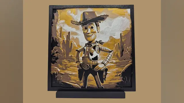 HueForge model: Woody - Toy Story - Disney Hueforge by Canadian Gamer